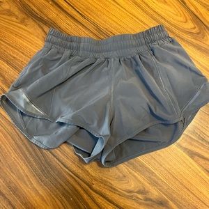 Grey lululemon shorts, size 2